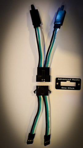Advanced Radio (One Click 2 Servo) Connections