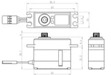 SV1261MG - Mini Digital High Voltage Aluminum Case Servo