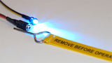 Pin flag switch and Bright Blue LED for Smart Bus, Smart Switch, Hidden switch, Power Bus or Smart-Fly.