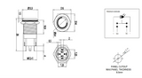 AR Push Button Switch Actuator with LED