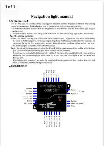T-One Models Sport Light Controller