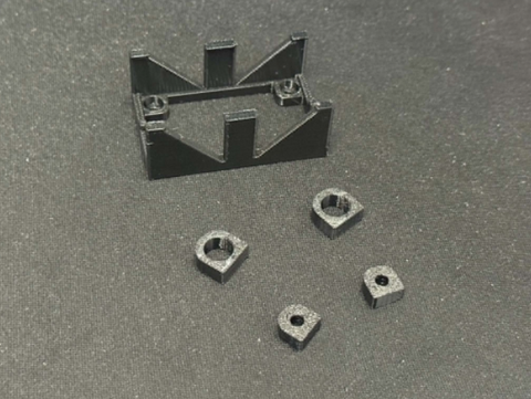 FrSky TRDR10 Receiver Holder with Antenna Mounts