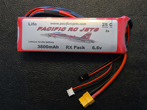 PRCJ 6.6v Life Receiver Packs