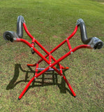 Maverick Jet stands