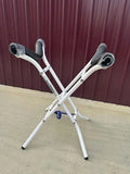 Maverick Jet stands
