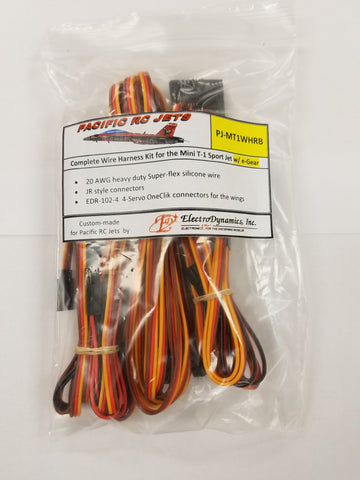 1.7m T-1 & Razor Sport Jet (E-GEAR) SERVO HARNESS KIT