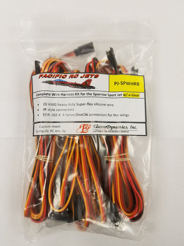 Sparrow (E-Gear) Servo Harness Kit